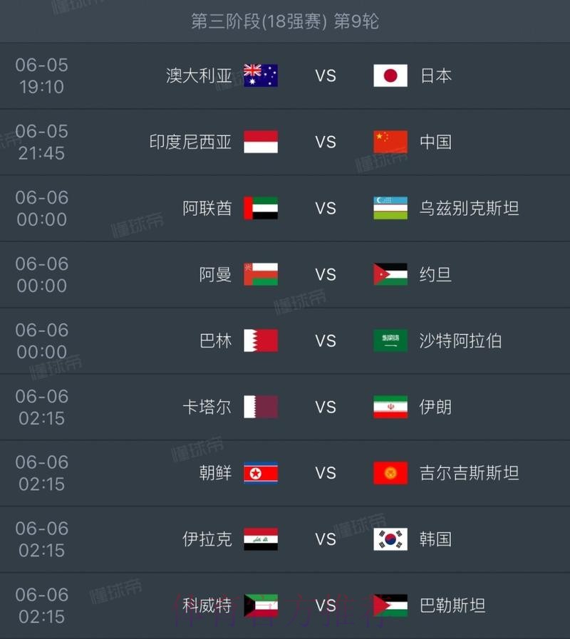 世界杯每日赛程最新 世界杯每日赛程最新